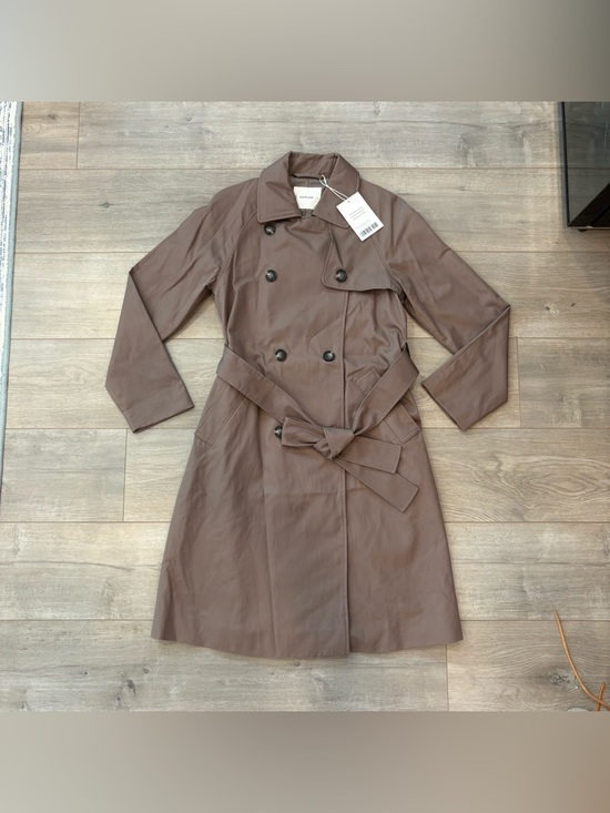Everlane Jackets & Blazers - New Everlane The Modern Trench Coat Chocolate Brown Size S Belted $288 Retail